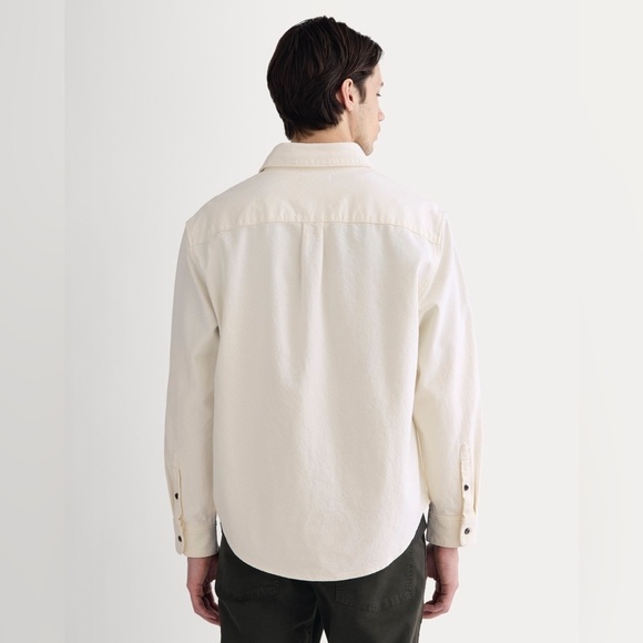 NEW Everlane The Canvas Organic Cotton Heavy Overshirt in Bone, Sizes S, L, & XL - Picture 2 of 14